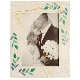 CORNICE 13X18CM STAMPA E APPLICAZIONE WEDDING DAY