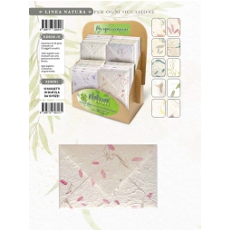 BIGLIETTI AUGURI 10PZ    CARTA PROVENCE 10 COLORI
