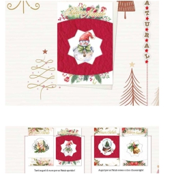 BIGLIETTI AUGURI 12PZ    XMAS SOGGETTI ASSORTITI
