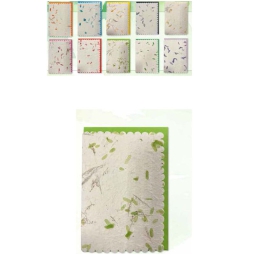 BIGLIETTI AUGURI 10PZ    CARTA PROVENCE SOGGETTI ASSORTITI