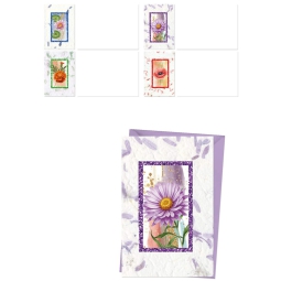 BIGLIETTI AUGURI 12PZ    GENERICI SOGGETTI ASSORTITI