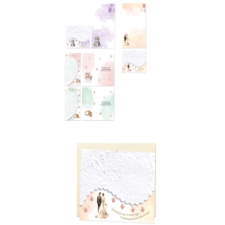 BIGLIETTI AUGURI 12PZ    MATRIMONIO SOGGETTI ASSORTITI