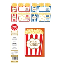 BIGLIETTI AUGURI 12PZ    COMPLEANNO