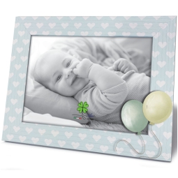 CORNICE 13X18CM IN LEGNO DECORO PALLONCINI