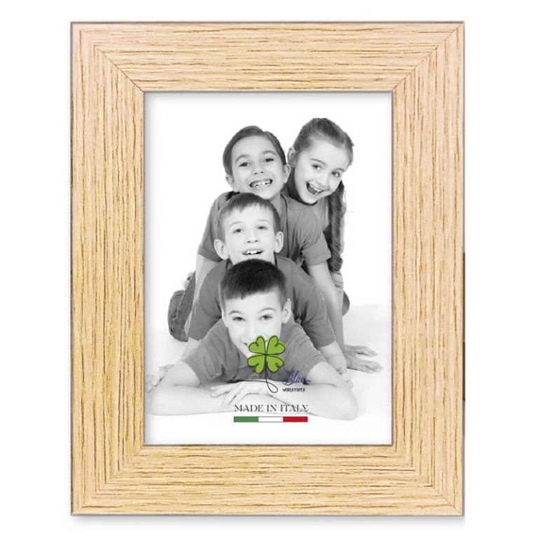 CORNICE 13X18CM IN LEGNO BEIGE LAVORATA