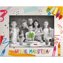 CORNICE 13X18CM LEGNO    GRAZIE MAESTRA