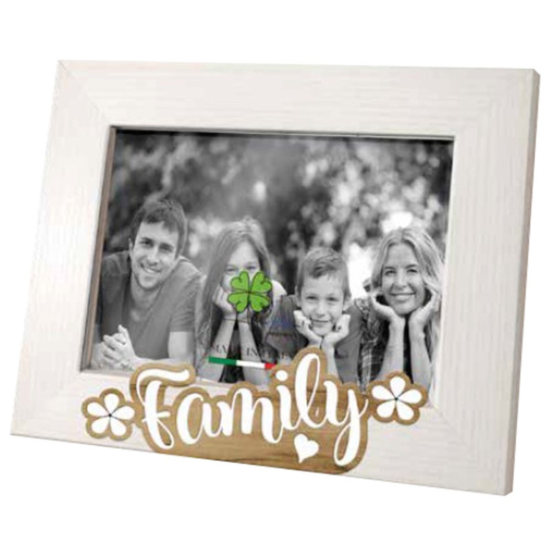 CORNICE 13X18CM LEGNO    FAMIGLIA