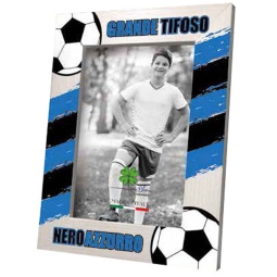 CORNICE 13X18CM CALCIO   NERAZZURRO