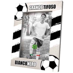 CORNICE 13X18CM CALCIO   BIANCONERO