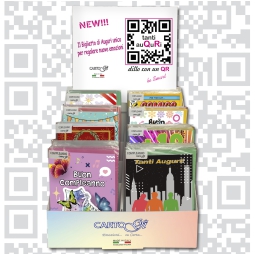 EXPO BIGLIETTI AUGURI    48PZ ASSORTITI CON QRCODE