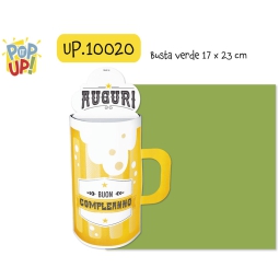 BIGLIETTI POP IT UP      BOCCALE BIRRA