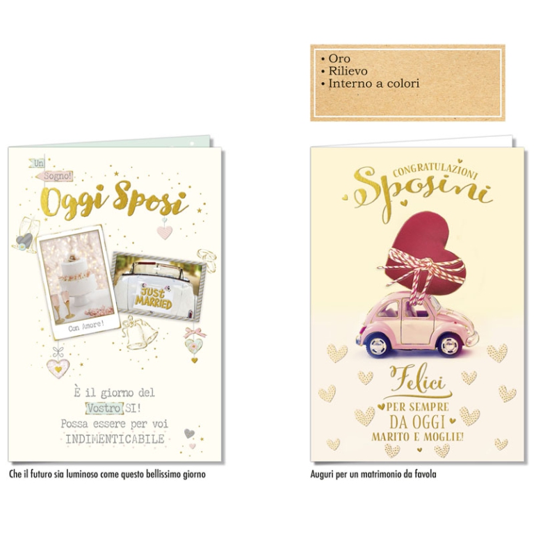 BIGLIETTI AUGURI 12PZ    MATRIMONIO SOGGETTI ASSORTITI