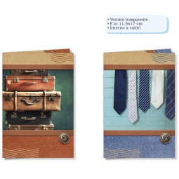 BIGLIETTI AUGURI 6PZ SENZA TESTO UOMO