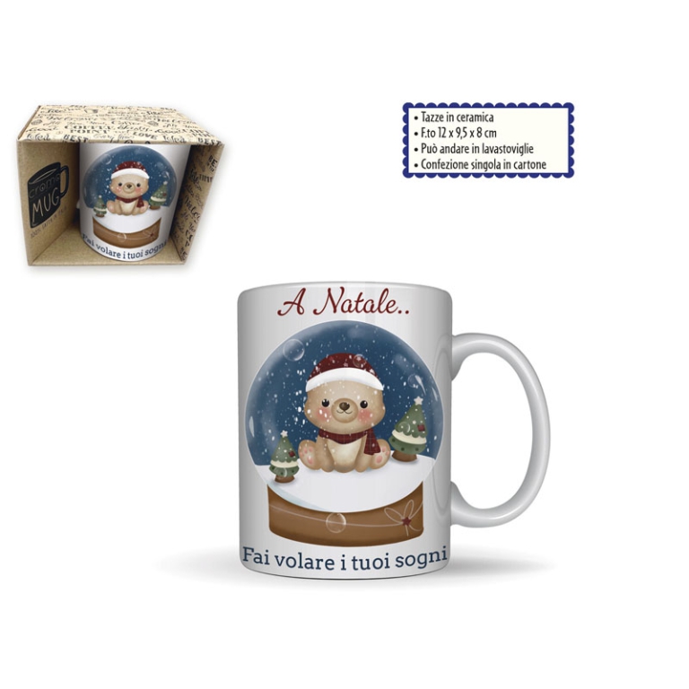 TAZZA XMAS DEBORA BEE    FAI VOLARE I TUOI SOGNI