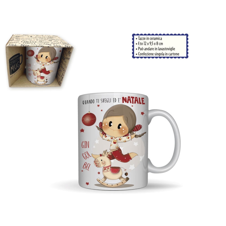 TAZZA XMAS LE BUBINE     GIN GOL BEL