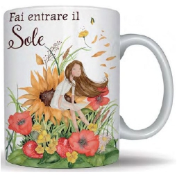 TAZZA 12X9H8CM I COLORI  DI LAURA 9721