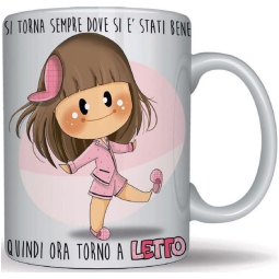 TAZZA LE BUBINE TORNO A  LETTO