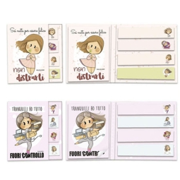 STICKY NOTES LE BUBINE   SOGGETTI ASSORTITI