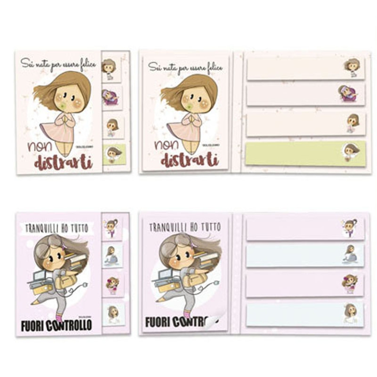 STICKY NOTES LE BUBINE   SOGGETTI ASSORTITI