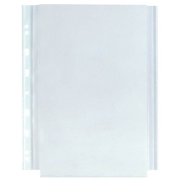 BUSTE PLASTICA FORATE 22X30 SOFFIETTO 200FG BUCCIA 10PZ