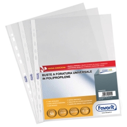 BUSTE PLASTICA FORATE 22X30 10/100 BUCCIA 50PZ