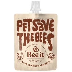 SHAMPOO PER CANI E GATTI BEE IT 4PZ CON SPAZZOLA