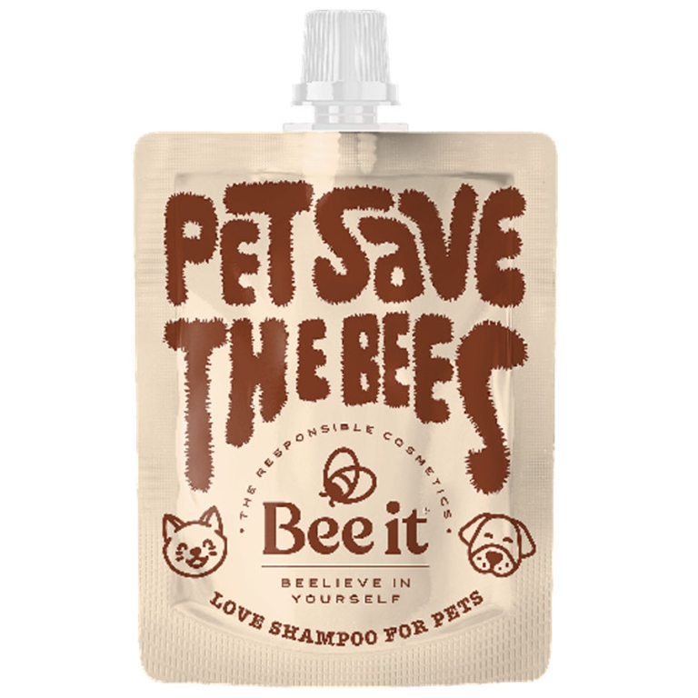 SHAMPOO PER CANI E GATTI BEE IT 4PZ CON SPAZZOLA