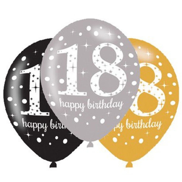 PALLONCINI LATTICE 6PZ   27CM 18ANNI