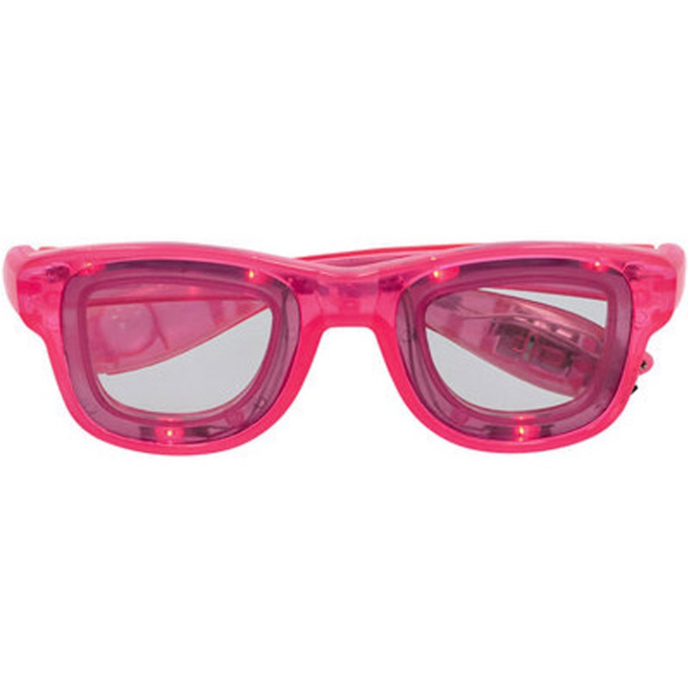 OCCHIALI LED LAMPEGGIANTI ROSA 2