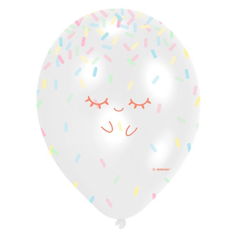 PALLONCINI LATTICE 6PZ   27CM CRAZY CAKE