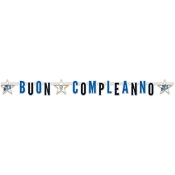 FESTONE BUON COMPLEANNO  294X20CM INTER