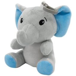 PESETTO PELUCHE 90GR 11CM ELEFANTINO BLU