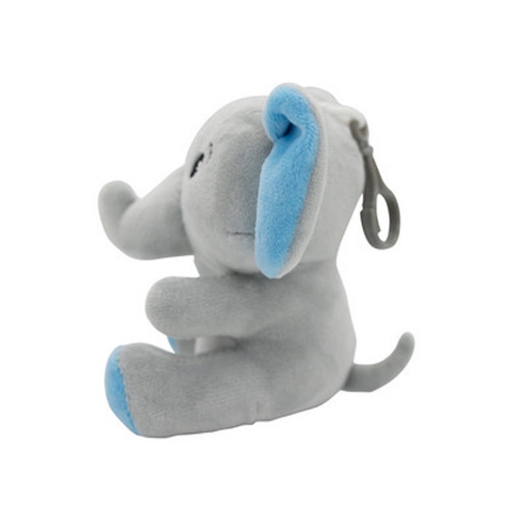 PESETTO PELUCHE 90GR 11CM ELEFANTINO BLU 2