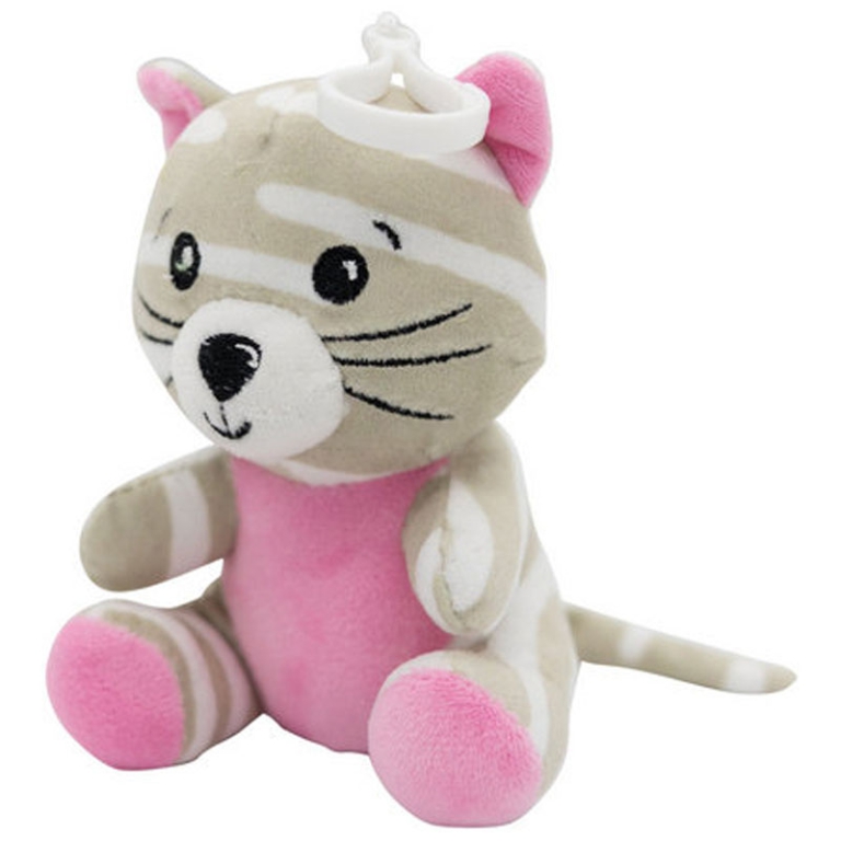 PESETTO PELUCHE 90GR 11CM GATTINA ROSA