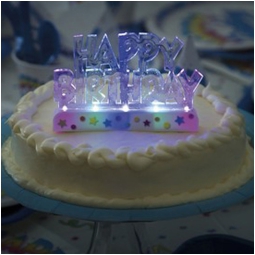 CANDELINA HAPPY BIRTHDAY 12X8CM LUMINOSA