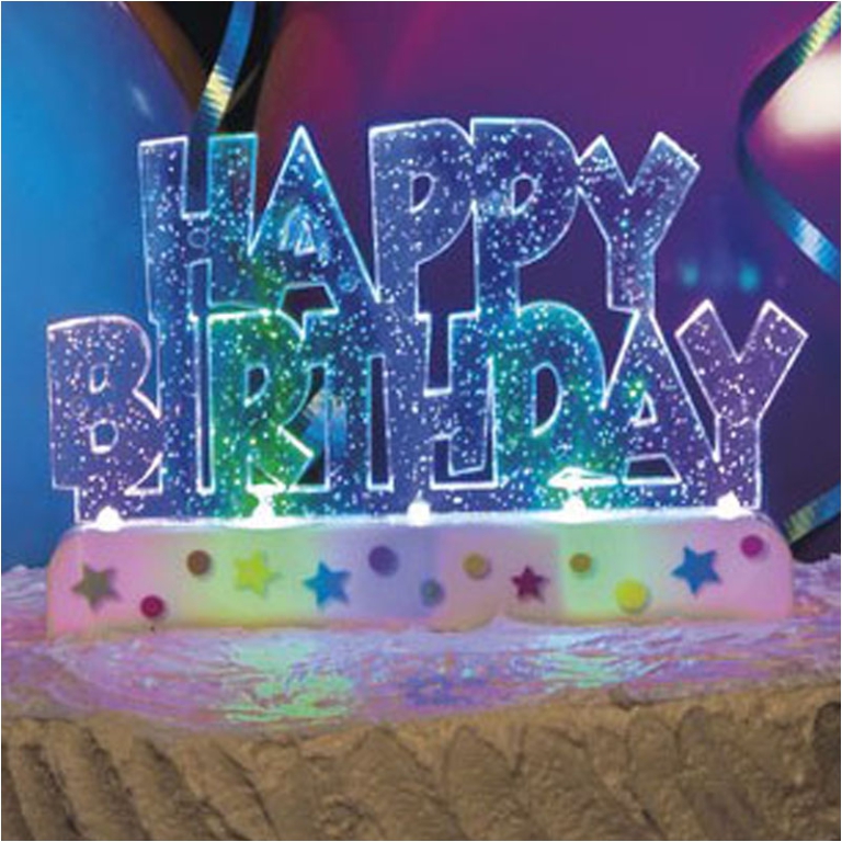 CANDELINA HAPPY BIRTHDAY 12X8CM LUMINOSA 3