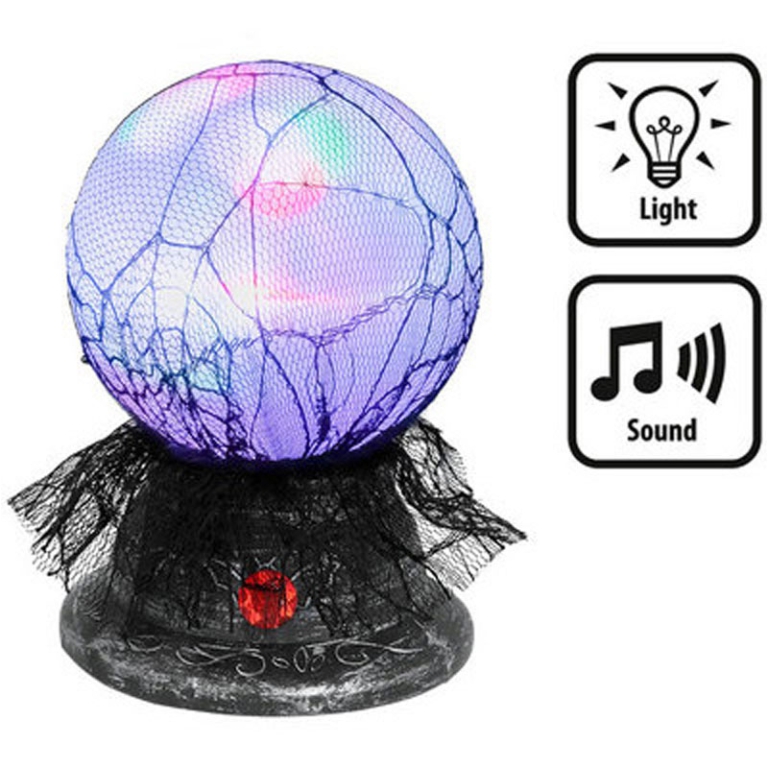 SFERA DI CRISTALLO HORROR 19X13CM SUONI E LUCI