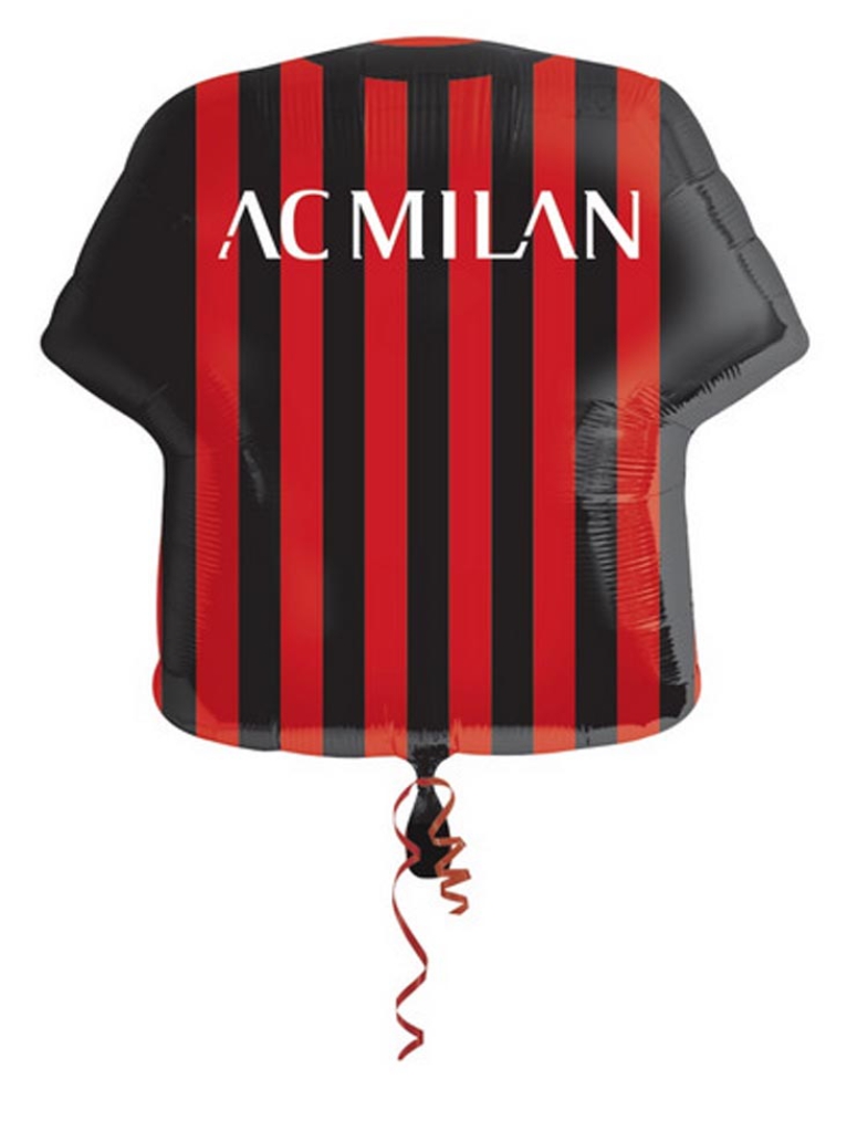 PALLONCINO MYLAR 60CM MAGLIETTA MILAN: vendita ingrosso con consegna veloce