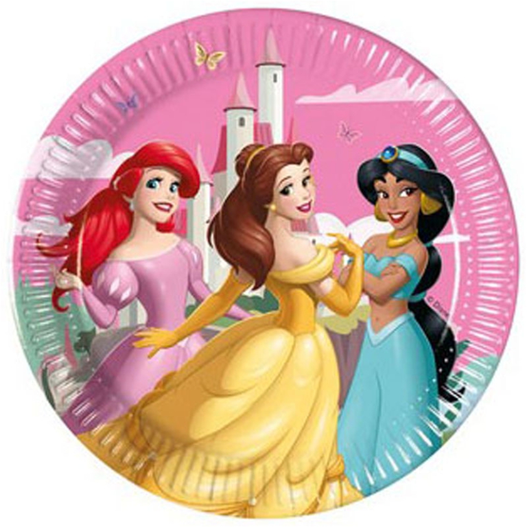PIATTI CARTA 20CM 8PZ    PRINCIPESSE