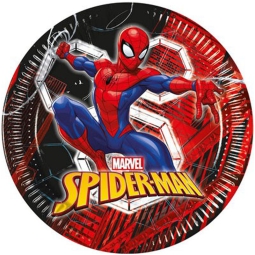 PIATTI CARTA 23CM 8PZ    SPIDERMAN