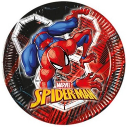 PIATTI CARTA 20CM 8PZ    SPIDERMAN