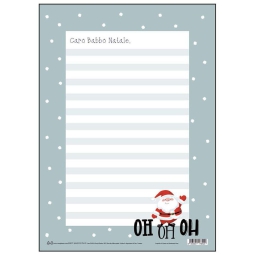 LETTERINA BABBO NATALE   12PZ ASSORTITI