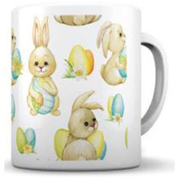 TAZZA PASQUA CONIGLIETTO CON UOVA