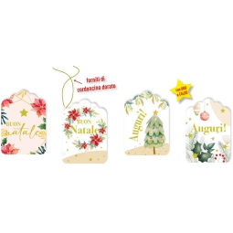 CHIUDIPACCO 6X5CM 12 BLISTER DA 8PZ NATALE