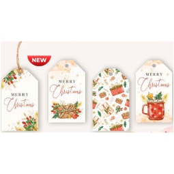 TAG NATALE 5X8,5CM ASSORTITI 100PZ
