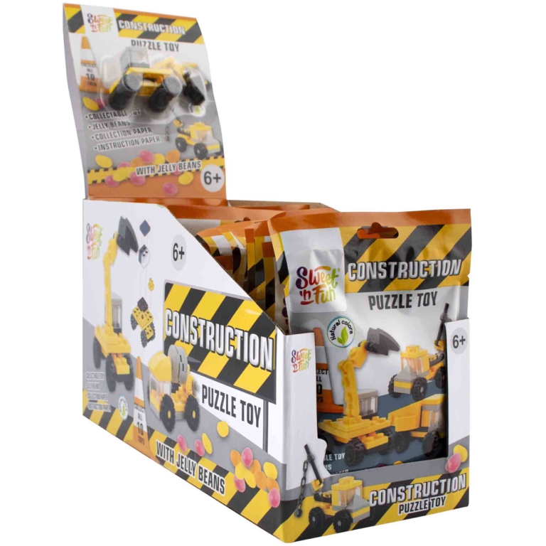 CARAMELLE CON COSTRUZIONI MEZZI LAVORO 5GR 20PZ