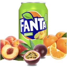 FANTA EXOTIC BIBITA 330ML GUSTO FRUTTA ESOTICA