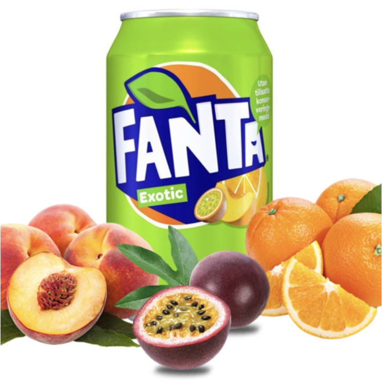 FANTA EXOTIC BIBITA 330ML GUSTO FRUTTA ESOTICA