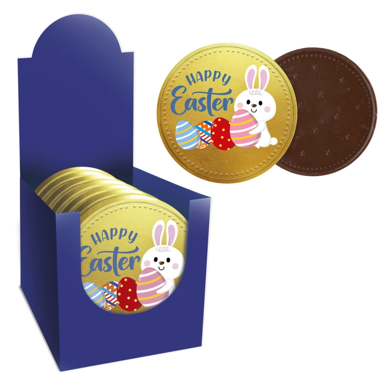 MAXI MONETA CIOCCOLATO PASQUA 26GR 36PZ EXPO