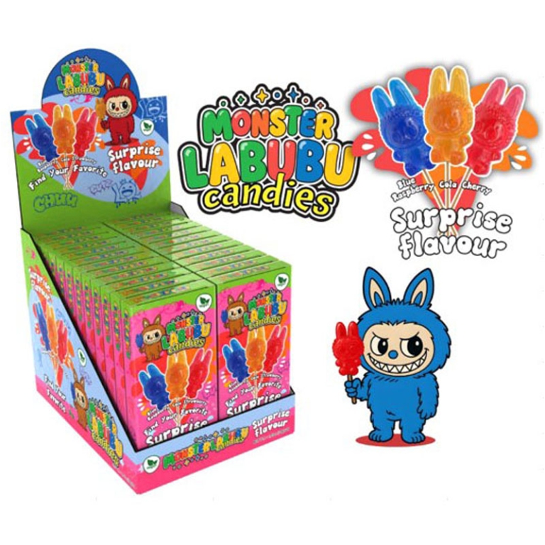 LABUBU LECCA LECCA 24PZ  30GR ZUCCHERO DURO EXPO